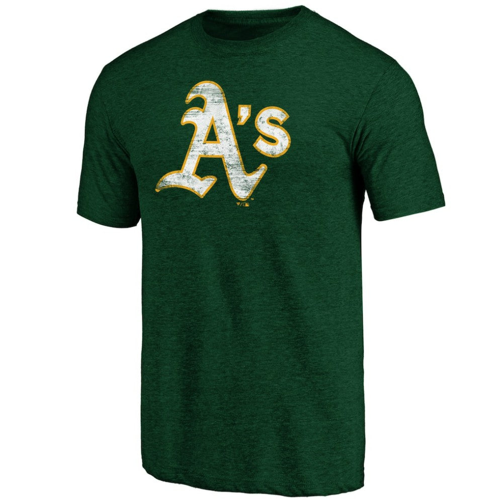 Athletics Official Logo Tri-Blend T-Shirt - MLB T-shirts