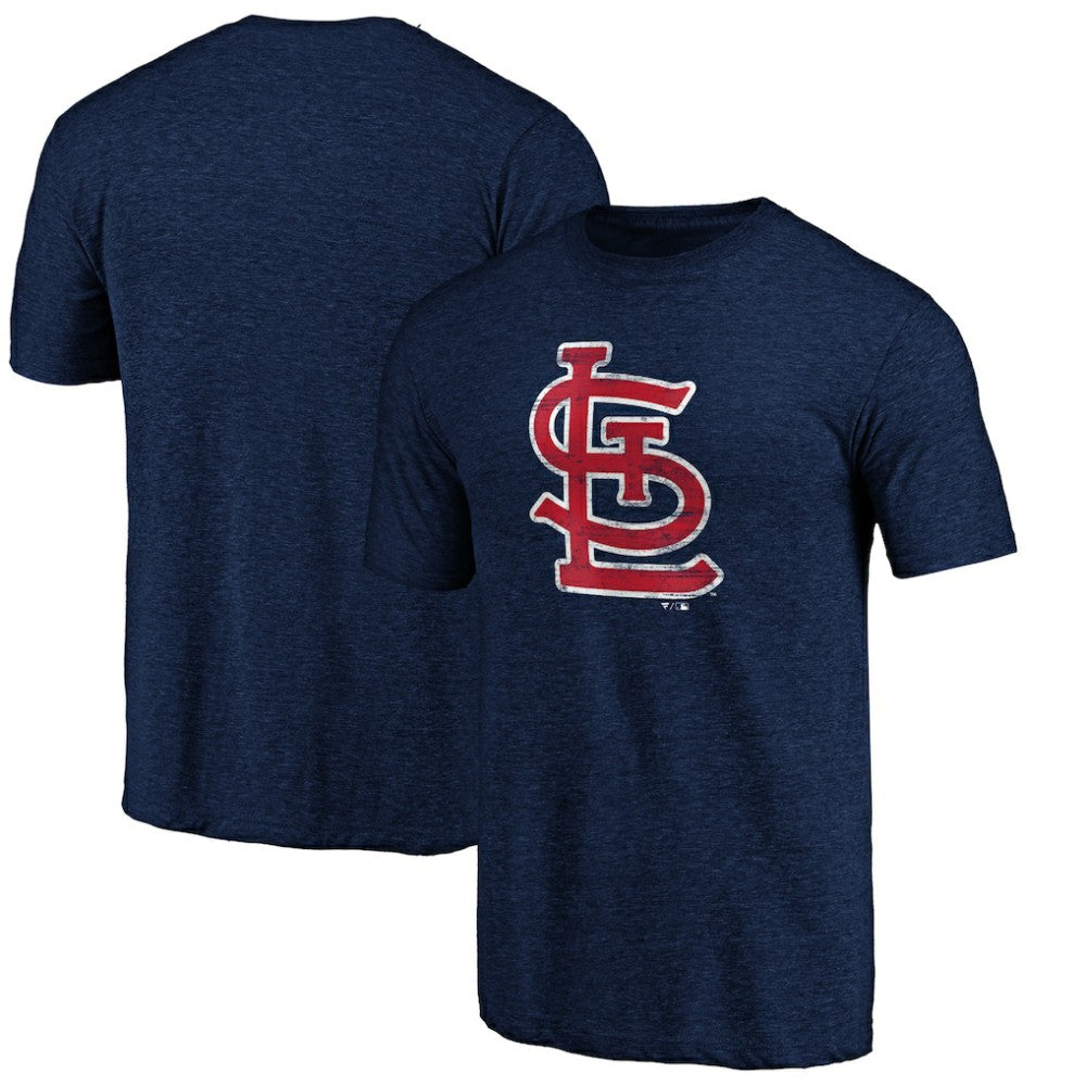 St. Louis Cardinals Official Logo Tri-Blend T-Shirt - MLB T-shirts