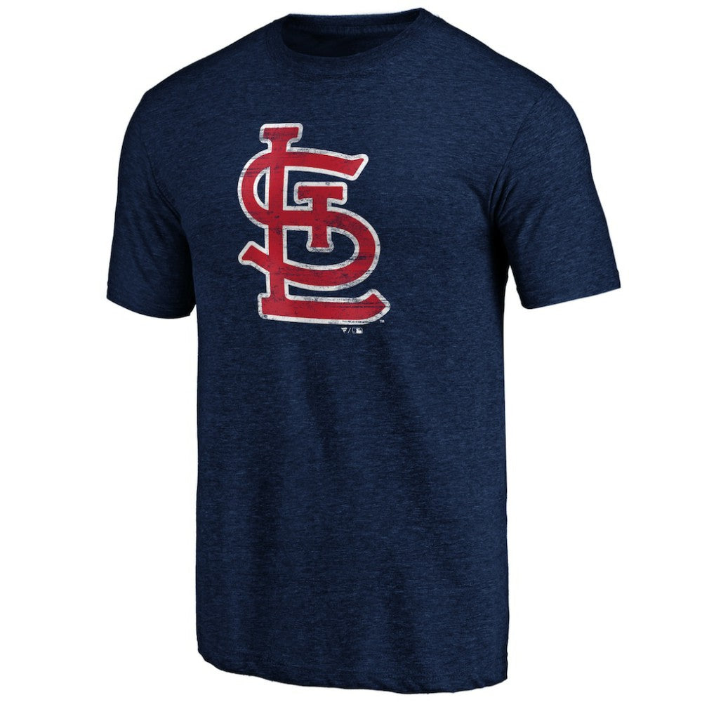 St. Louis Cardinals Official Logo Tri-Blend T-Shirt - MLB T-shirts