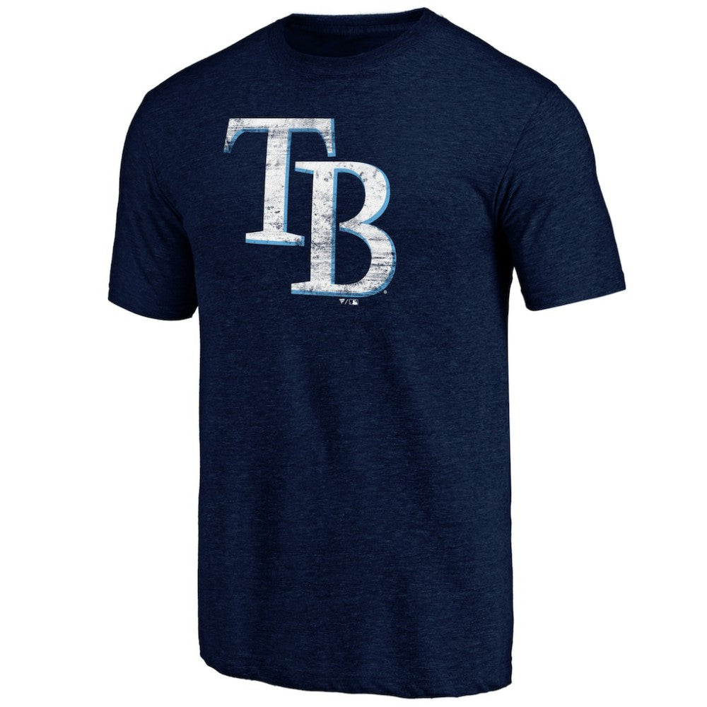 Tampa Bay Rays Official Logo Tri-Blend T-Shirt - MLB T-shirts