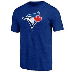 Toronto Blue Jays Official Logo Tri-Blend T-Shirt - MLB T-shirts