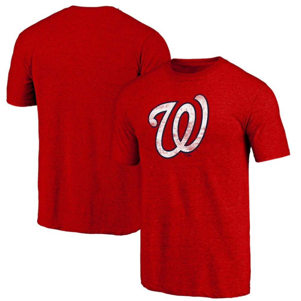 Washington Nationals Official Logo Tri-Blend T-Shirt - MLB T-shirts