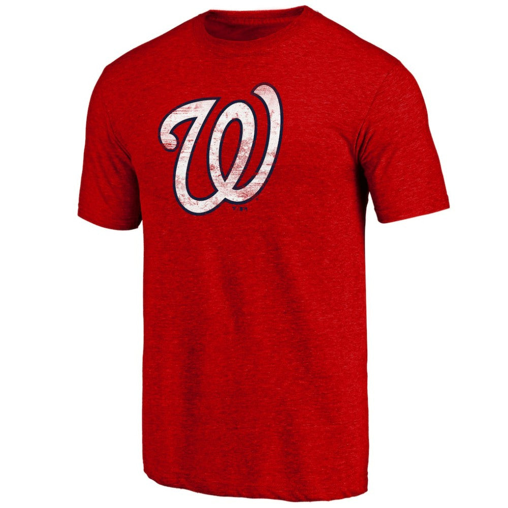 Washington Nationals Official Logo Tri-Blend T-Shirt - MLB T-shirts