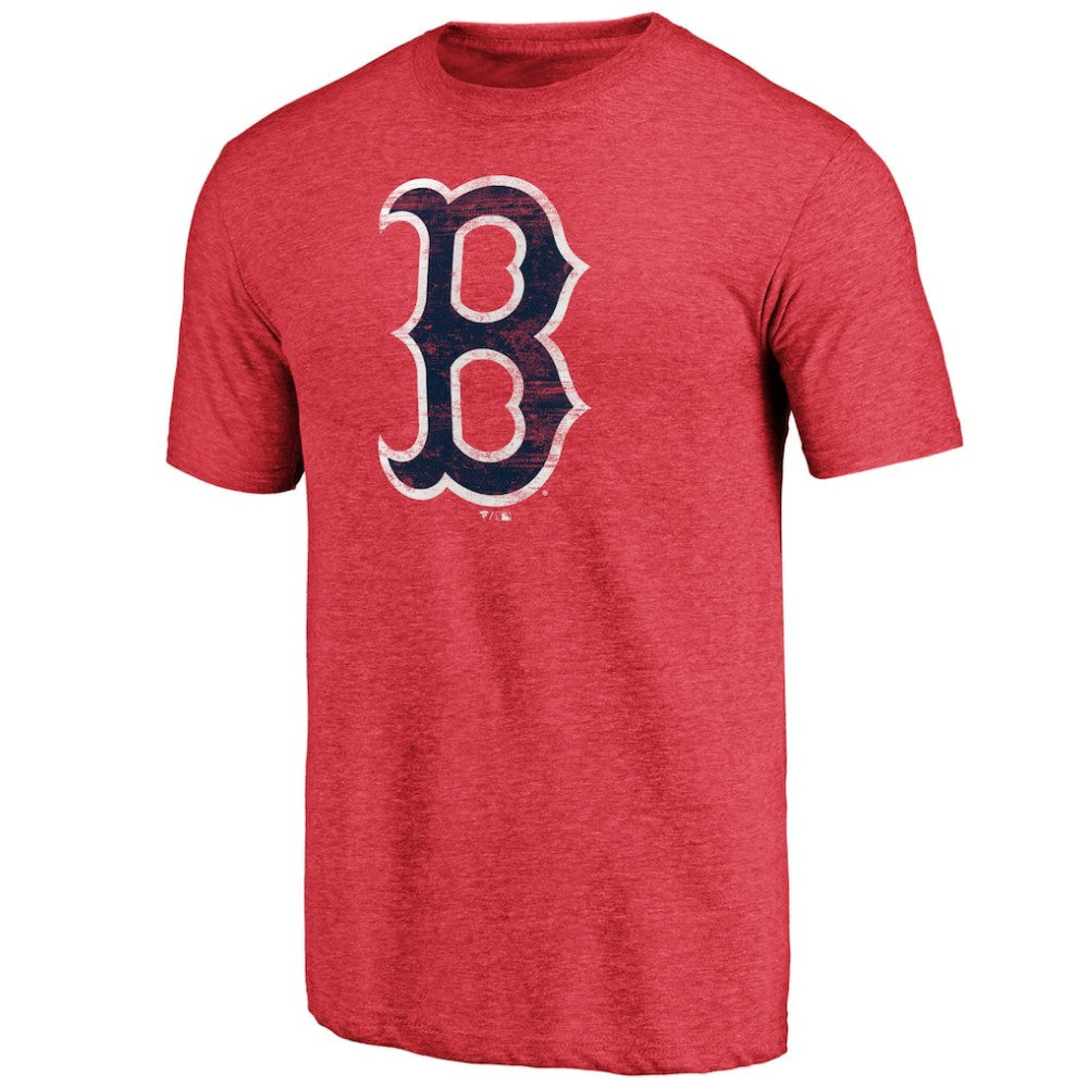 Boston Red Sox Official Logo Tri-Blend T-Shirt - MLB T-shirts