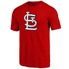 St. Louis Cardinals Official Logo Tri-Blend T-Shirt - MLB T-shirts