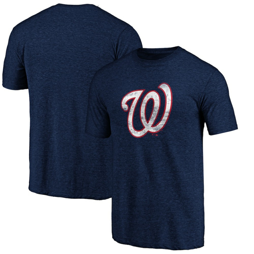 Washington Nationals Official Logo Tri-Blend T-Shirt - MLB T-shirts