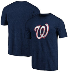 Washington Nationals Official Logo Tri-Blend T-Shirt - MLB T-shirts