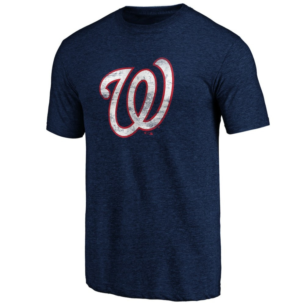 Washington Nationals Official Logo Tri-Blend T-Shirt - MLB T-shirts