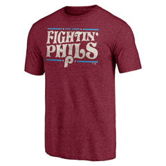 Philadelphia Phillies Hometown Collection Fightin' Phils Tri-Blend T-Shirt - MLB T-shirts