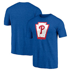 Philadelphia Phillies Hometown Collection Keystone Tri-Blend T-Shirt - MLB T-shirts