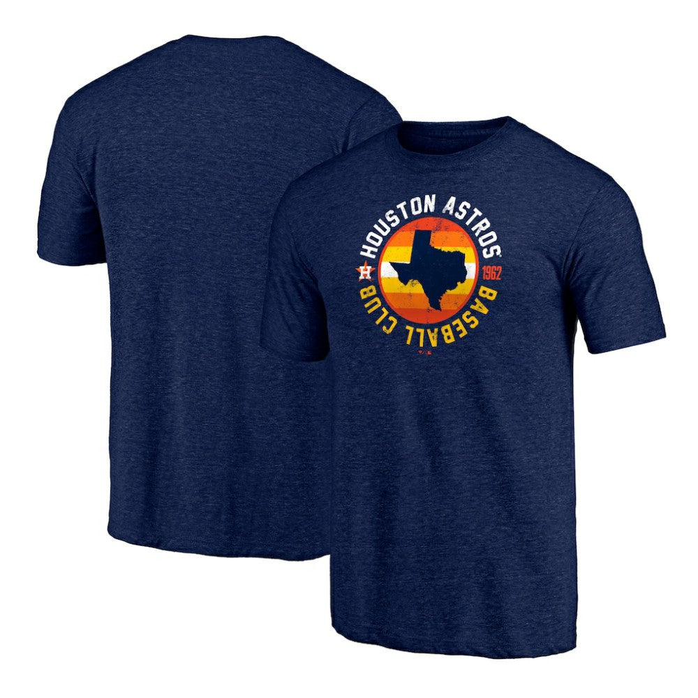 Houston Astros Hometown Collection Texas Seal Tri-Blend T-Shirt - MLB T-shirts