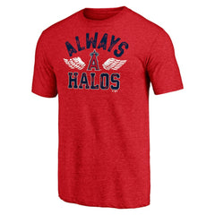 Los Angeles Angels Hometown Collection Always Halos Tri-Blend T-Shirt - MLB T-shirts