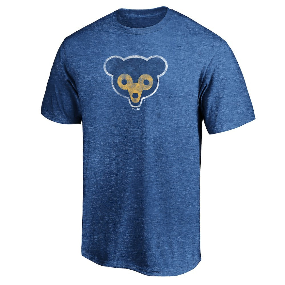 Chicago Cubs Cooperstown Collection Throwback Logo Tri-Blend T-Shirt - MLB T-shirts