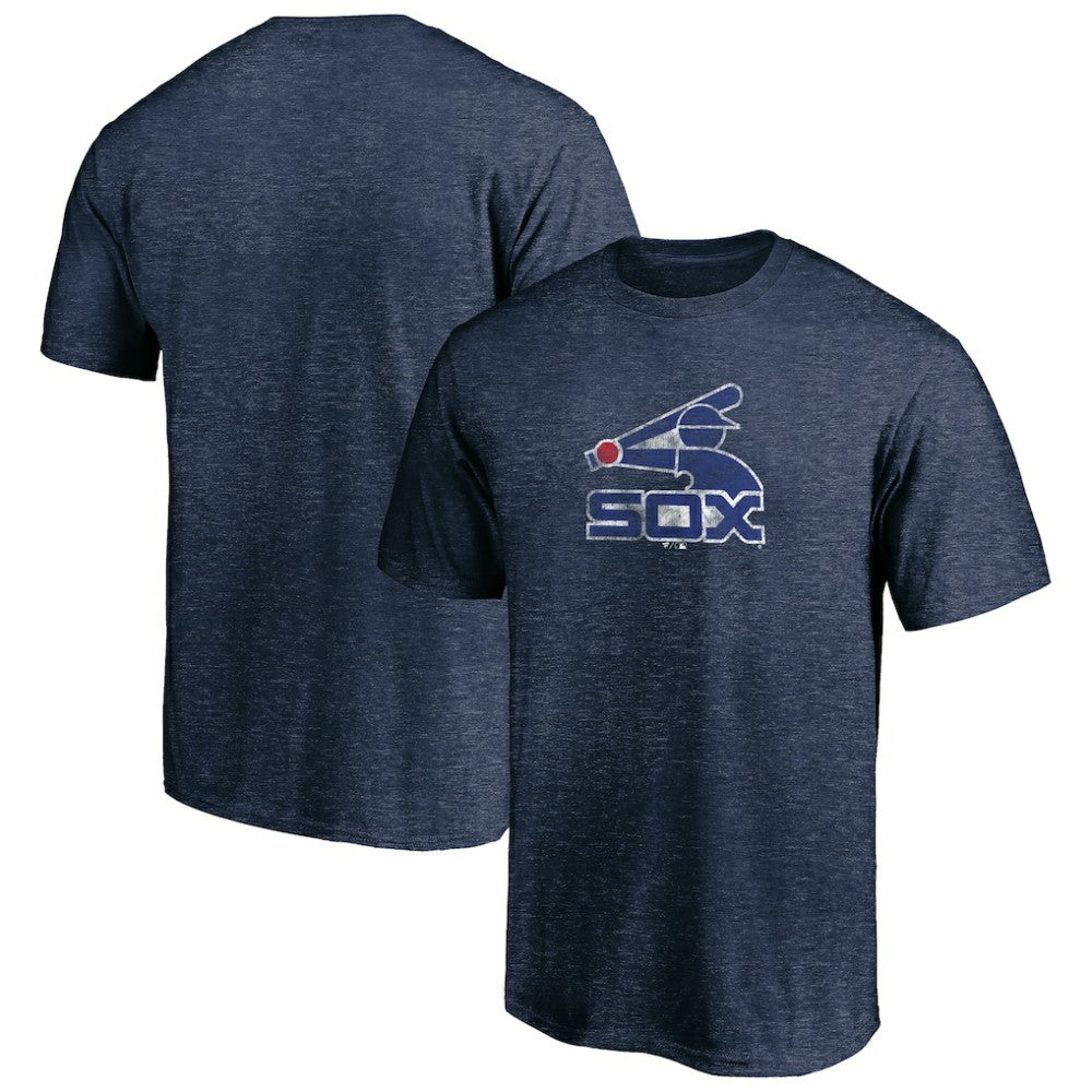 Chicago White Sox Cooperstown Collection Throwback Logo Tri-Blend T-Shirt - MLB T-shirts