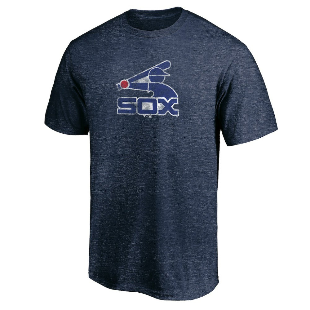 Chicago White Sox Cooperstown Collection Throwback Logo Tri-Blend T-Shirt - MLB T-shirts
