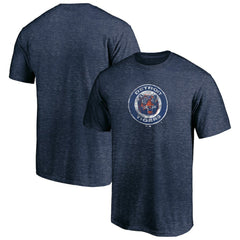 Detroit Tigers Cooperstown Collection Throwback Logo Tri-Blend T-Shirt - MLB T-shirts