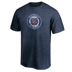 Detroit Tigers Cooperstown Collection Throwback Logo Tri-Blend T-Shirt - MLB T-shirts