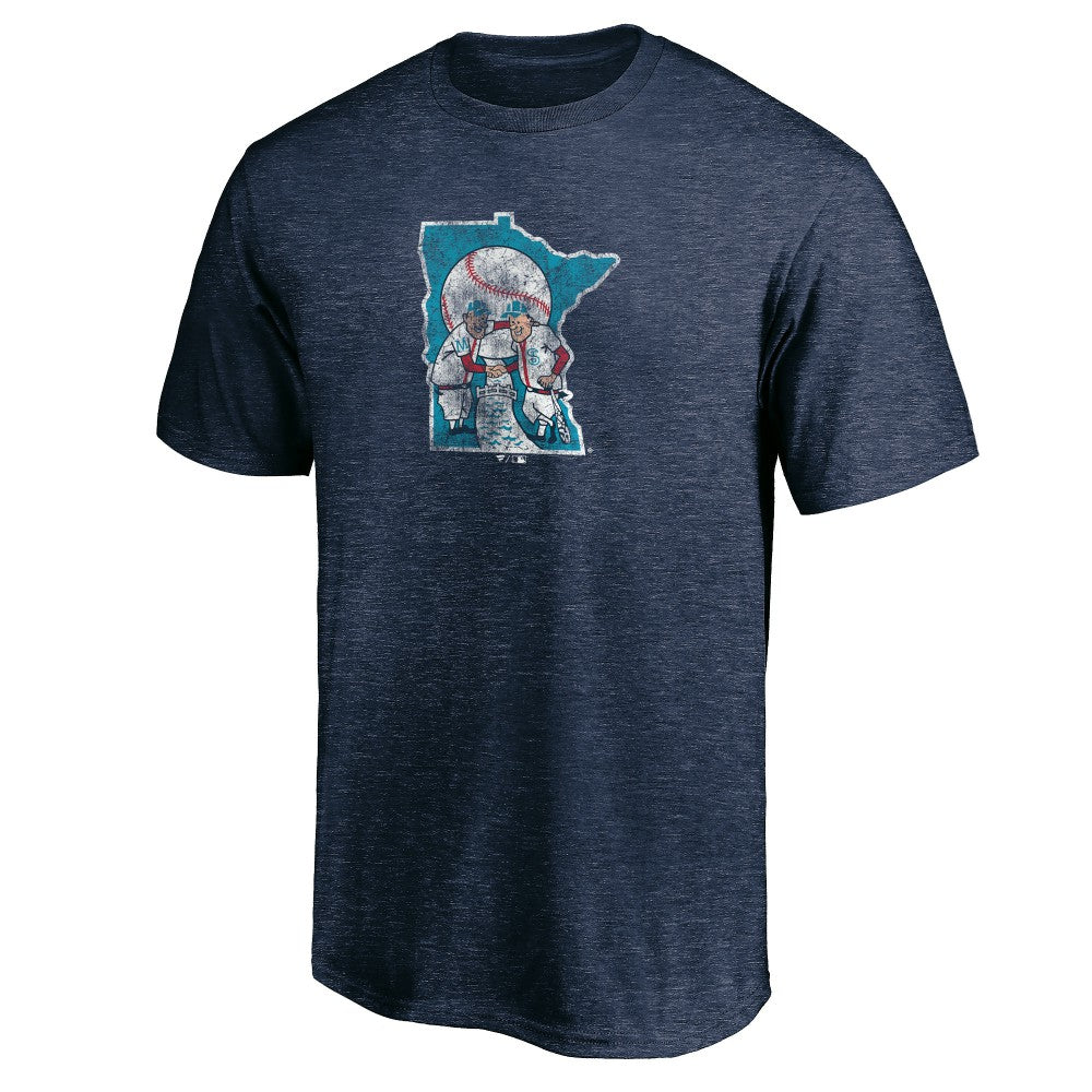 Minnesota Twins Cooperstown Collection Throwback Logo Tri-Blend T-Shirt - MLB T-shirts