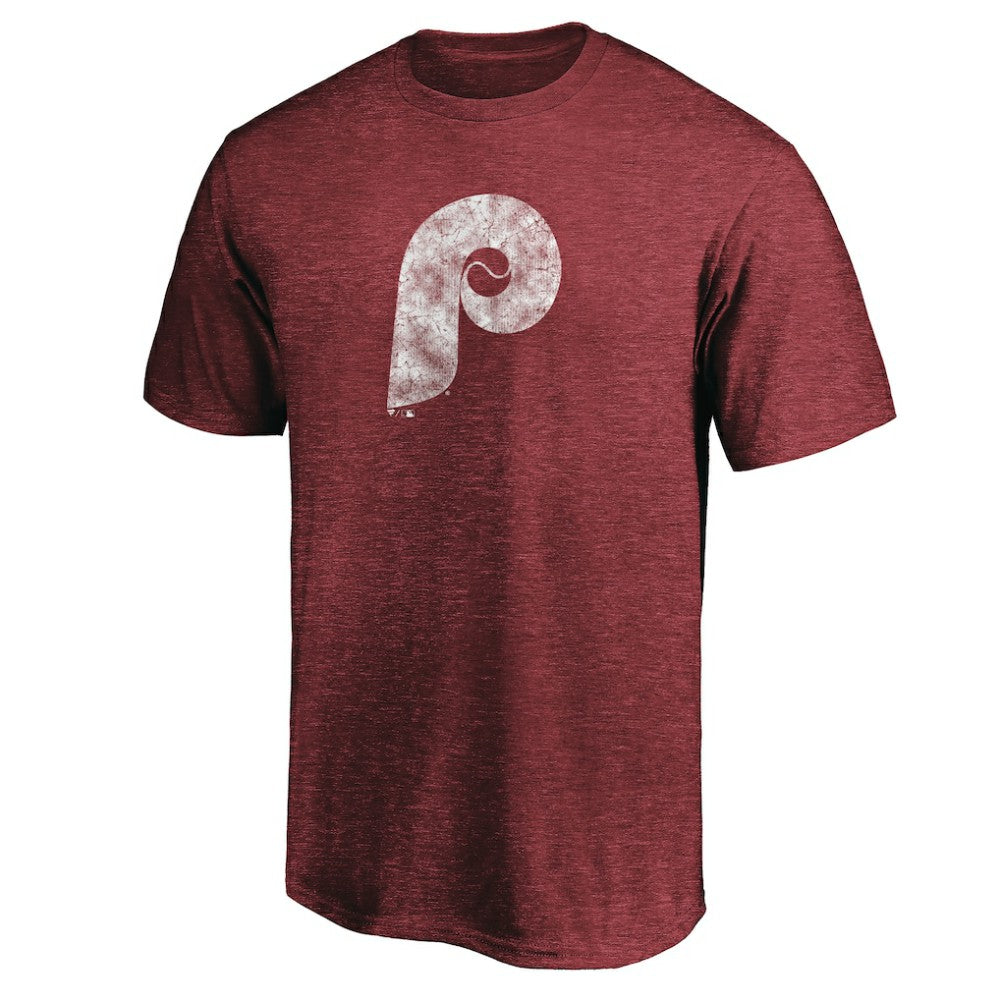 Philadelphia Phillies Cooperstown Collection Throwback Logo Tri-Blend T-Shirt - MLB T-shirts