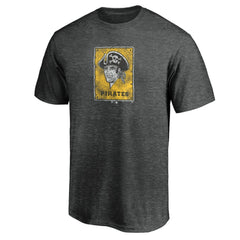 Pittsburgh Pirates Cooperstown Collection Throwback Logo Tri-Blend T-Shirt - MLB T-shirts