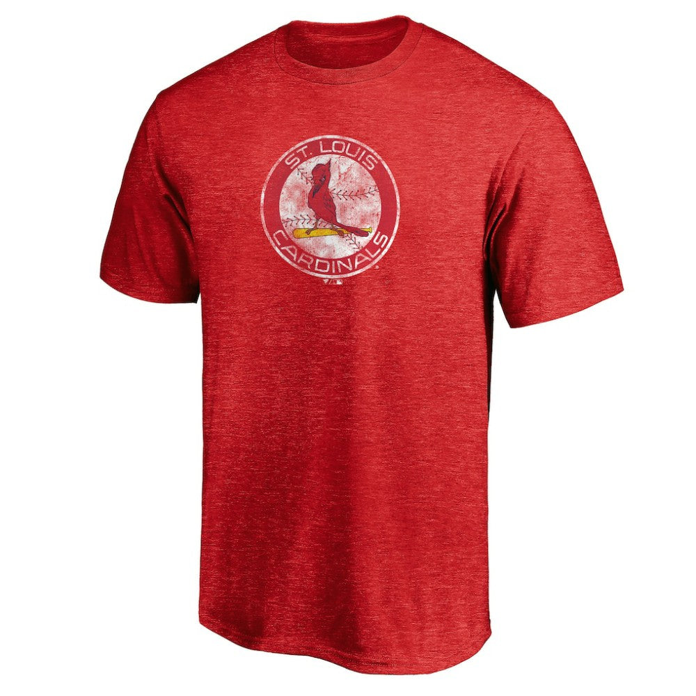 St. Louis Cardinals Cooperstown Collection Throwback Logo Tri-Blend T-Shirt - MLB T-shirts