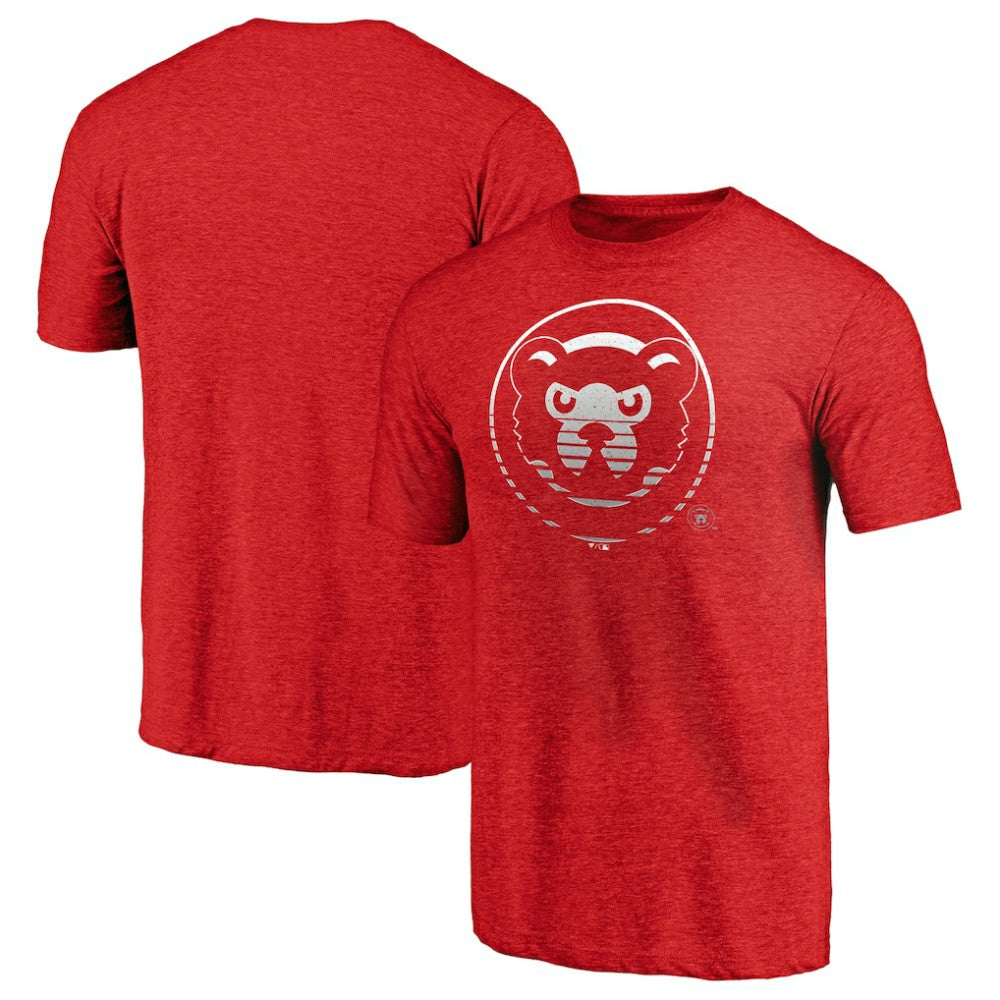 Chicago Cubs Cooperstown Collection Logo Tri-Blend T-Shirt - MLB T-shirts