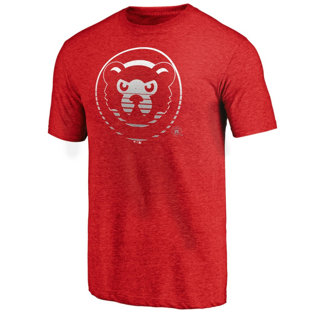 Chicago Cubs Cooperstown Collection Logo Tri-Blend T-Shirt - MLB T-shirts