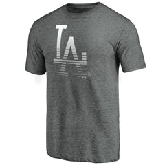Los Angeles Dodgers Cooperstown Collection Logo Tri-Blend T-Shirt - MLB T-shirts