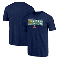 Boston Red Sox Hometown Collection Scoreboard Tri-Blend T-Shirt - MLB T-shirts