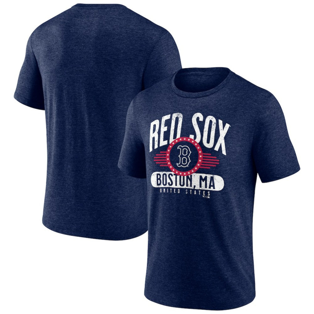 Boston Red Sox Badge of Honor Tri-Blend T-Shirt - MLB T-shirts
