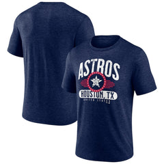 Houston Astros Badge of Honor Tri-Blend T-Shirt - MLB T-shirts