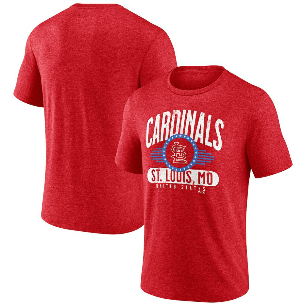 St. Louis Cardinals Badge of Honor Tri-Blend T-Shirt - MLB T-shirts