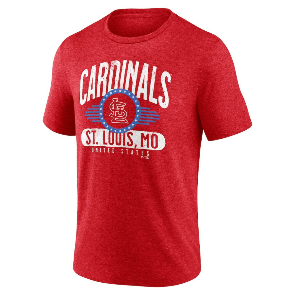 St. Louis Cardinals Badge of Honor Tri-Blend T-Shirt - MLB T-shirts