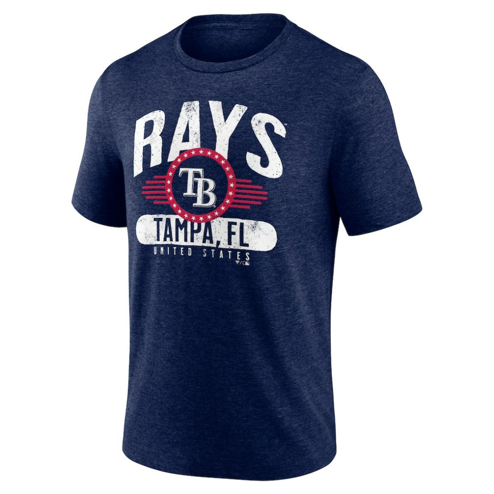Tampa Bay Rays Badge of Honor Tri-Blend T-Shirt - MLB T-shirts