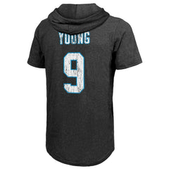 Carolina Panthers Bryce Young  Majestic Threads Player Name & Number Tri-Blend Slim Fit Hoodie T-Shirt | NFL Online