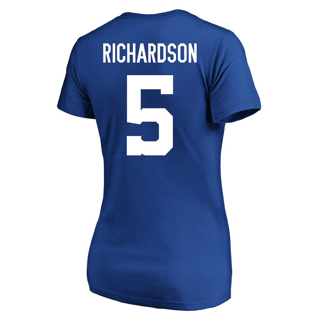Indianapolis Colts Anthony Richardson  Women's Plus Size Fair Catch Name & Number Scoop Neck T-Shirt | NFL New
