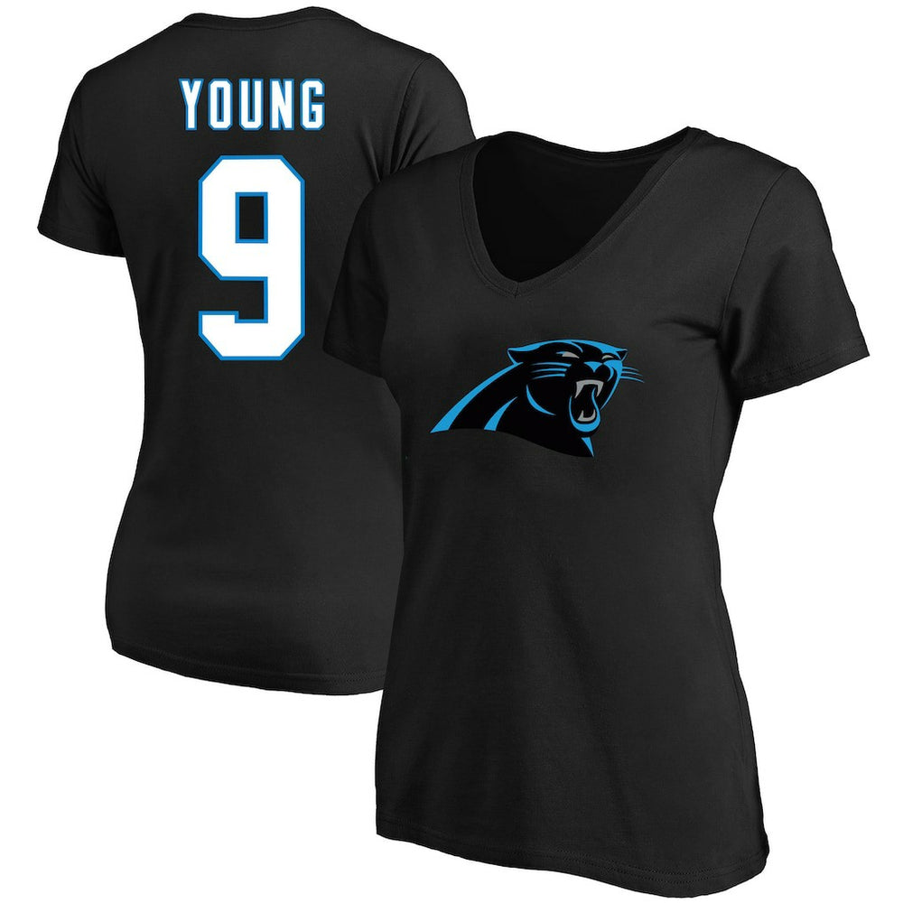 Carolina Panthers Bryce Young  Women's Plus Size Fair Catch Name & Number Scoop Neck T-Shirt | NFL US