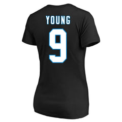 Carolina Panthers Bryce Young  Women's Plus Size Fair Catch Name & Number Scoop Neck T-Shirt | NFL US