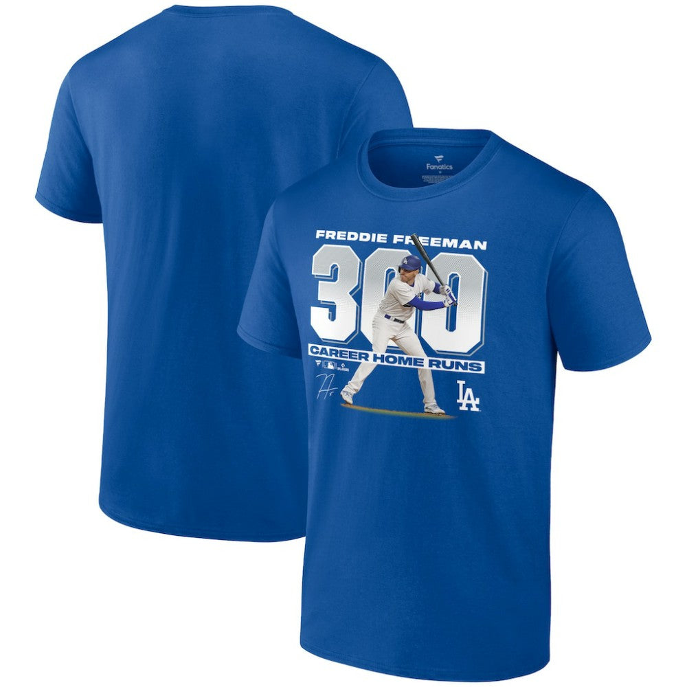 Freddie Freeman Los Angeles Dodgers Fanatics 300 Career Home Runs T-Shirt - MLB T-shirts