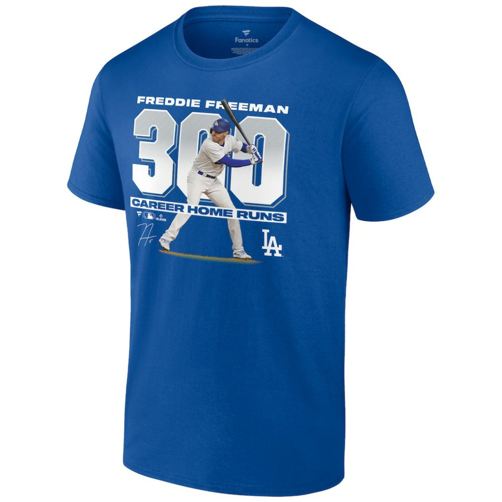 Freddie Freeman Los Angeles Dodgers Fanatics 300 Career Home Runs T-Shirt - MLB T-shirts