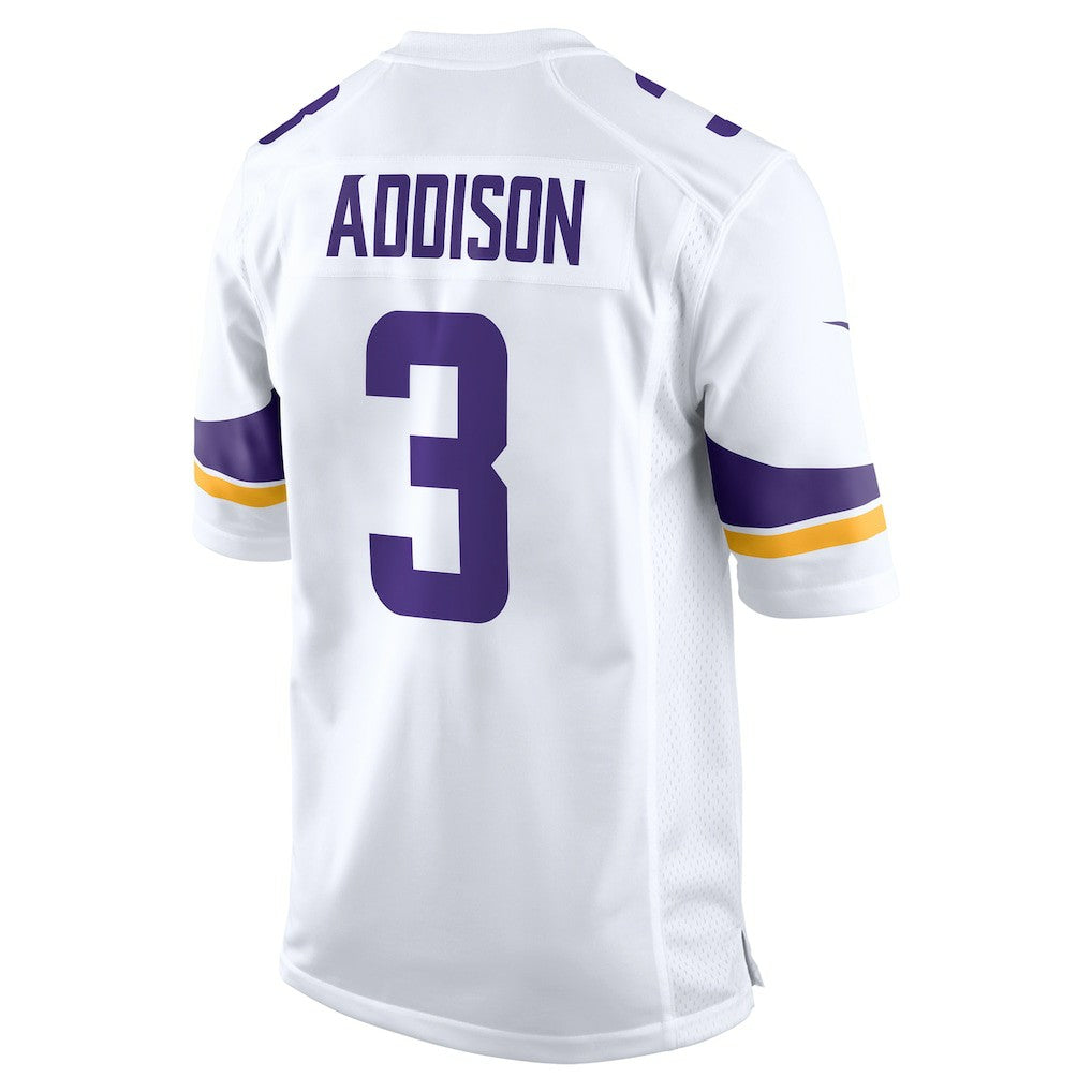 Minnesota Vikings Jordan Addison  Away Game Jersey | NFL Hot