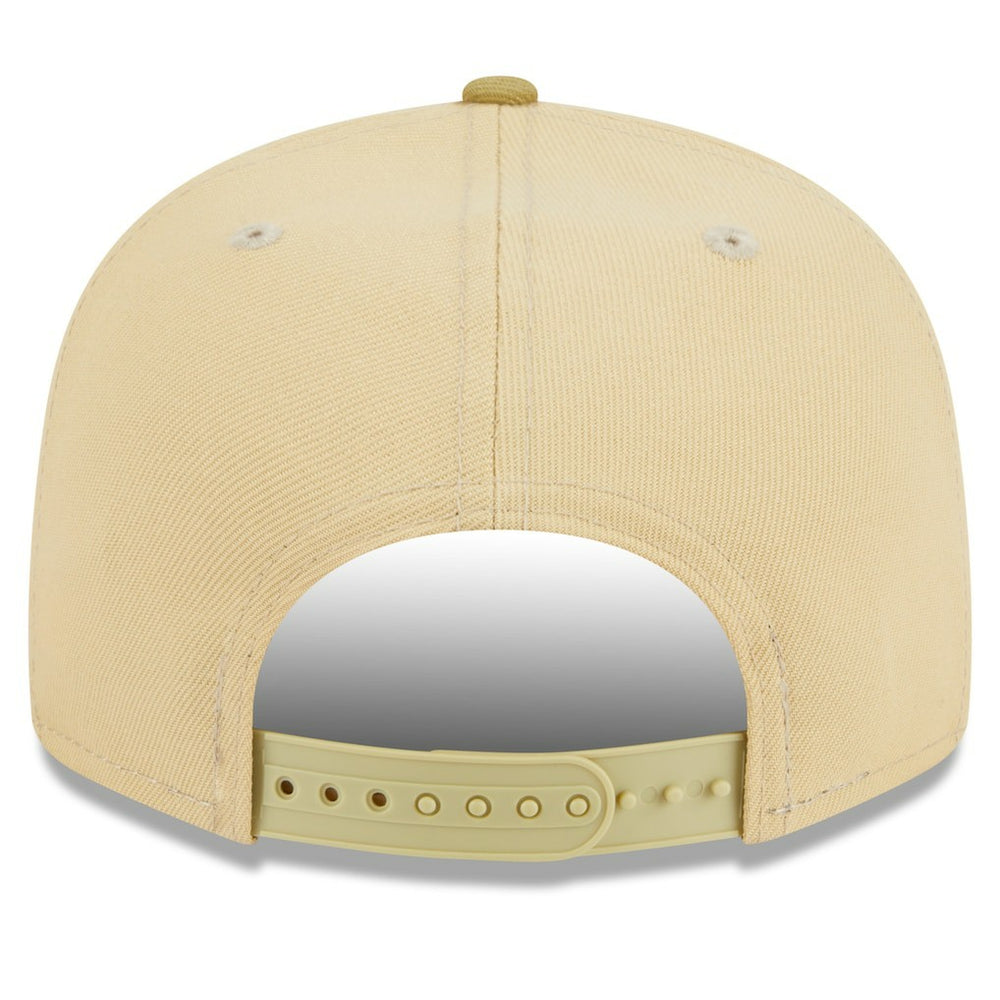 Khaki/Tan Philadelphia 76ers Green Collection Repreve 9FIFTY Snapback Hat | NBA