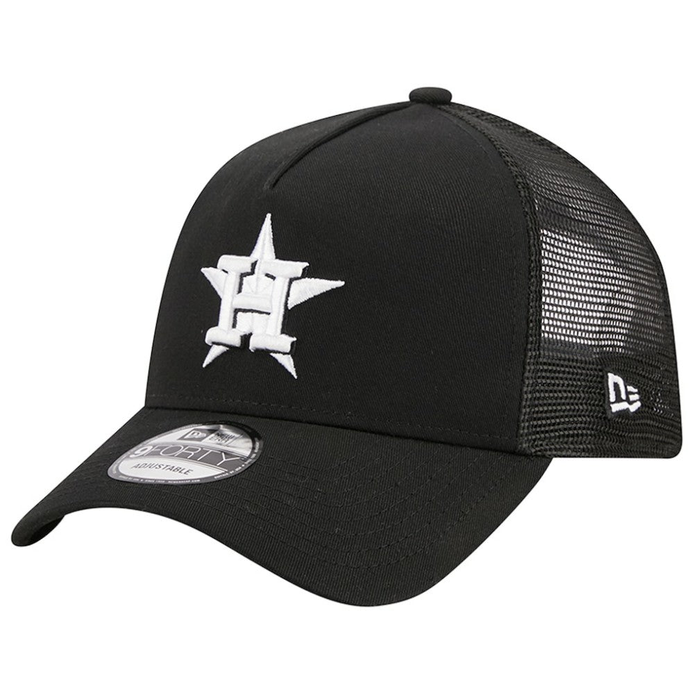 Houston Astros New Era A-Frame 9FORTY Trucker Adjustable Hat - MLB Hats