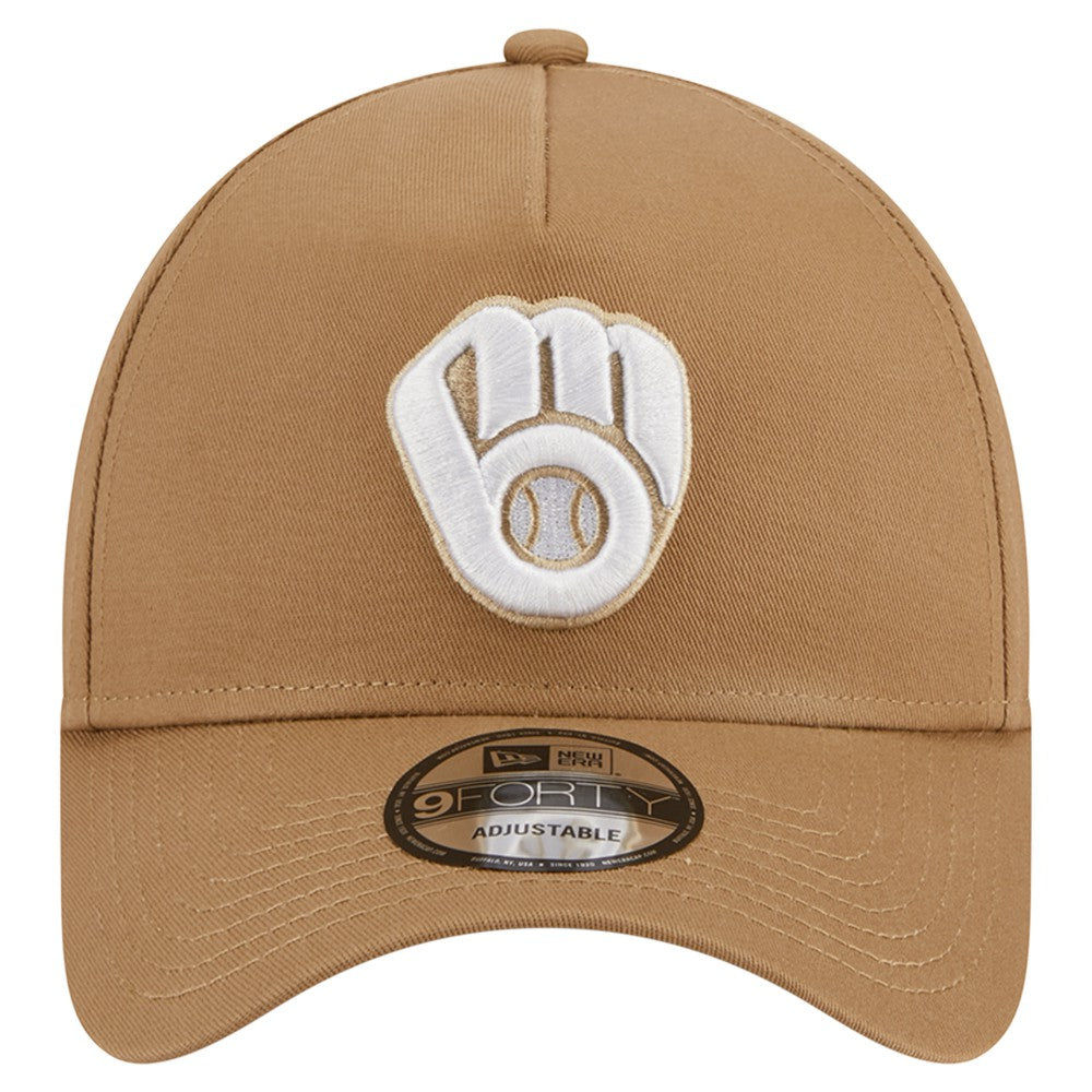 Milwaukee Brewers New Era A-Frame 9FORTY Adjustable Hat - MLB Hats