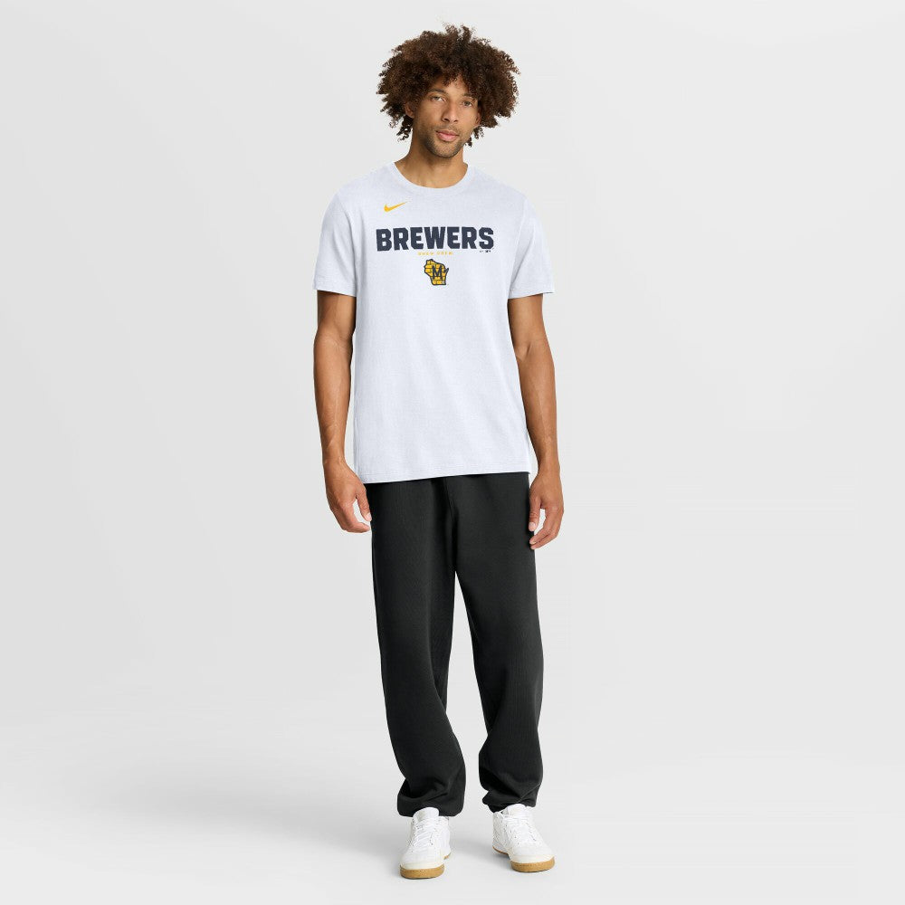 Milwaukee Brewers Nike Bold Team Name T-Shirt - MLB T-shirts