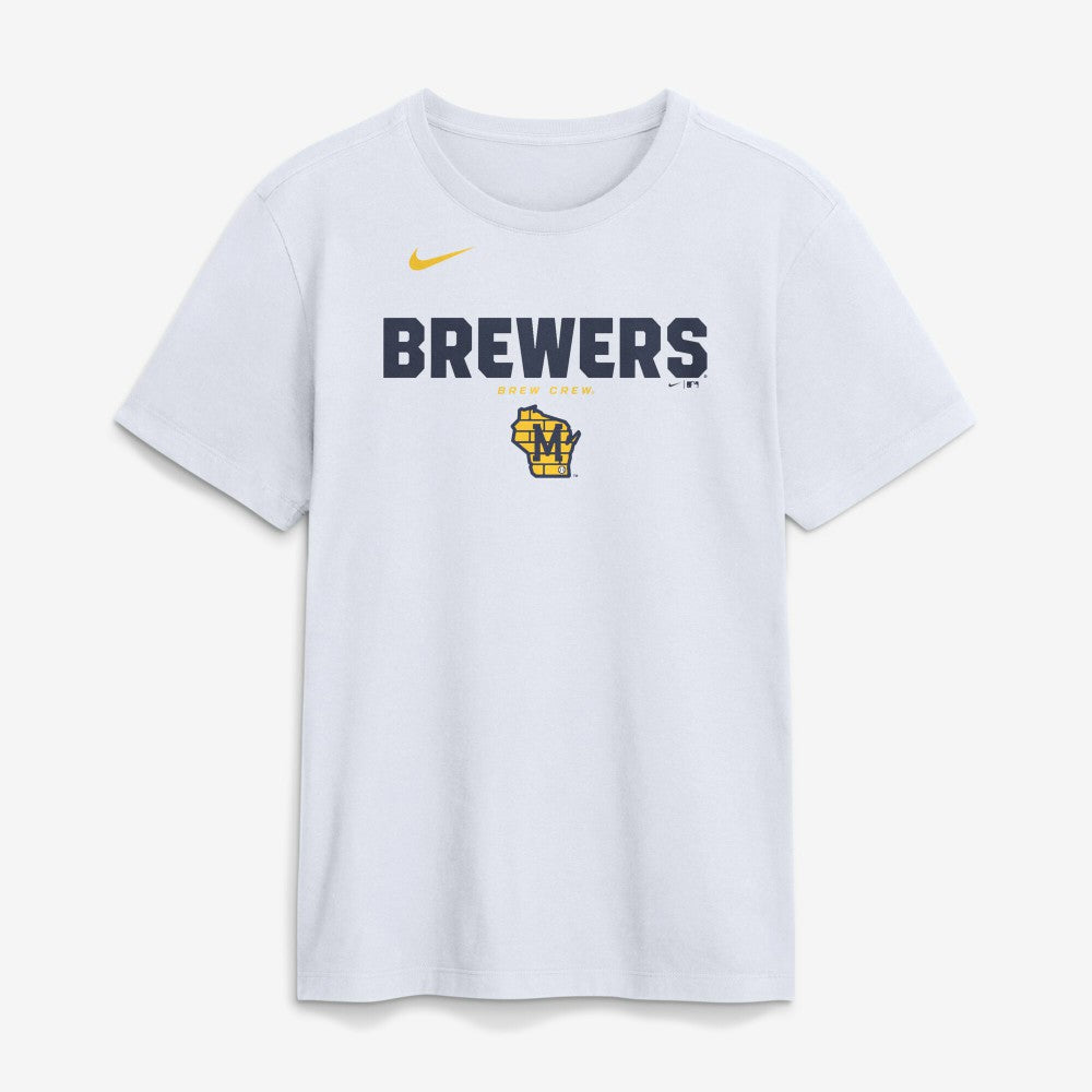 Milwaukee Brewers Nike Bold Team Name T-Shirt - MLB T-shirts