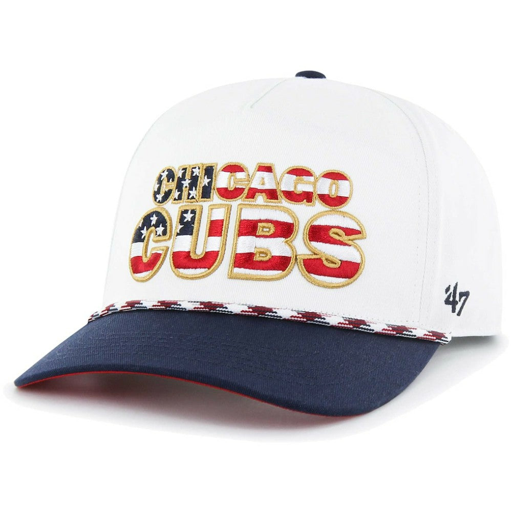 Chicago Cubs '47 Flag Script Hitch Snapback Hat - MLB Hats