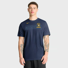 Milwaukee Brewers Nike Knockout Team Legend Dri-FIT T-Shirt - MLB T-shirts