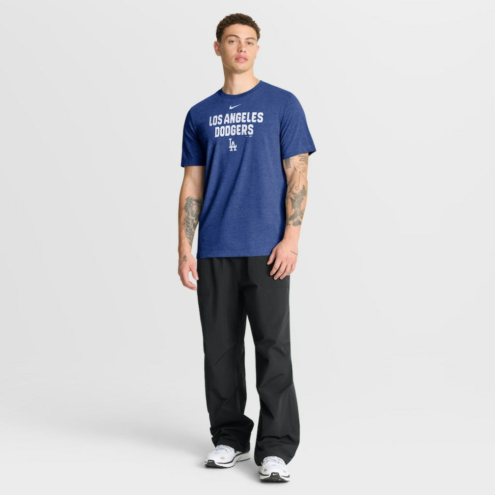 Los Angeles Dodgers Nike Stacked Tri-Blend T-Shirt - MLB T-shirts