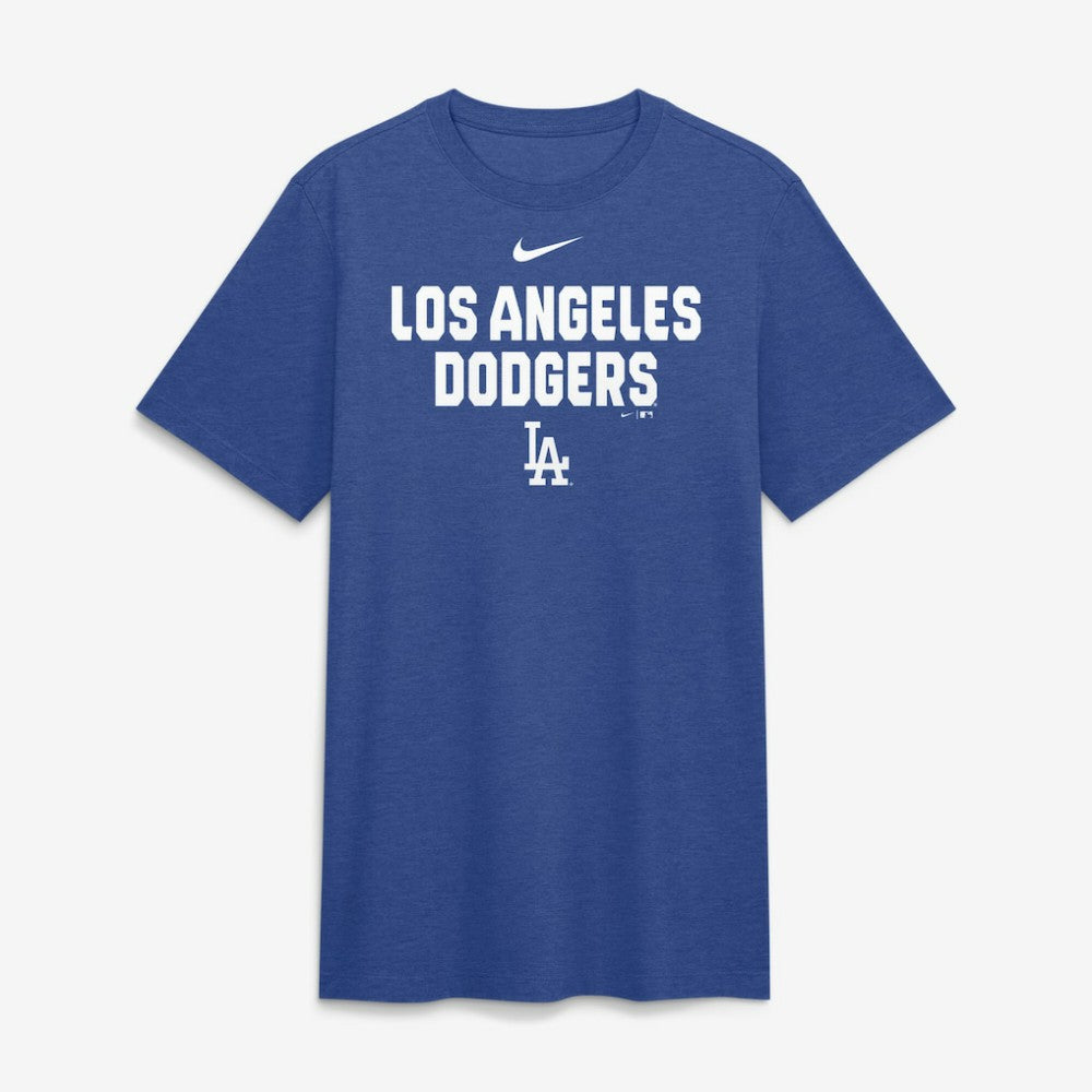 Los Angeles Dodgers Nike Stacked Tri-Blend T-Shirt - MLB T-shirts
